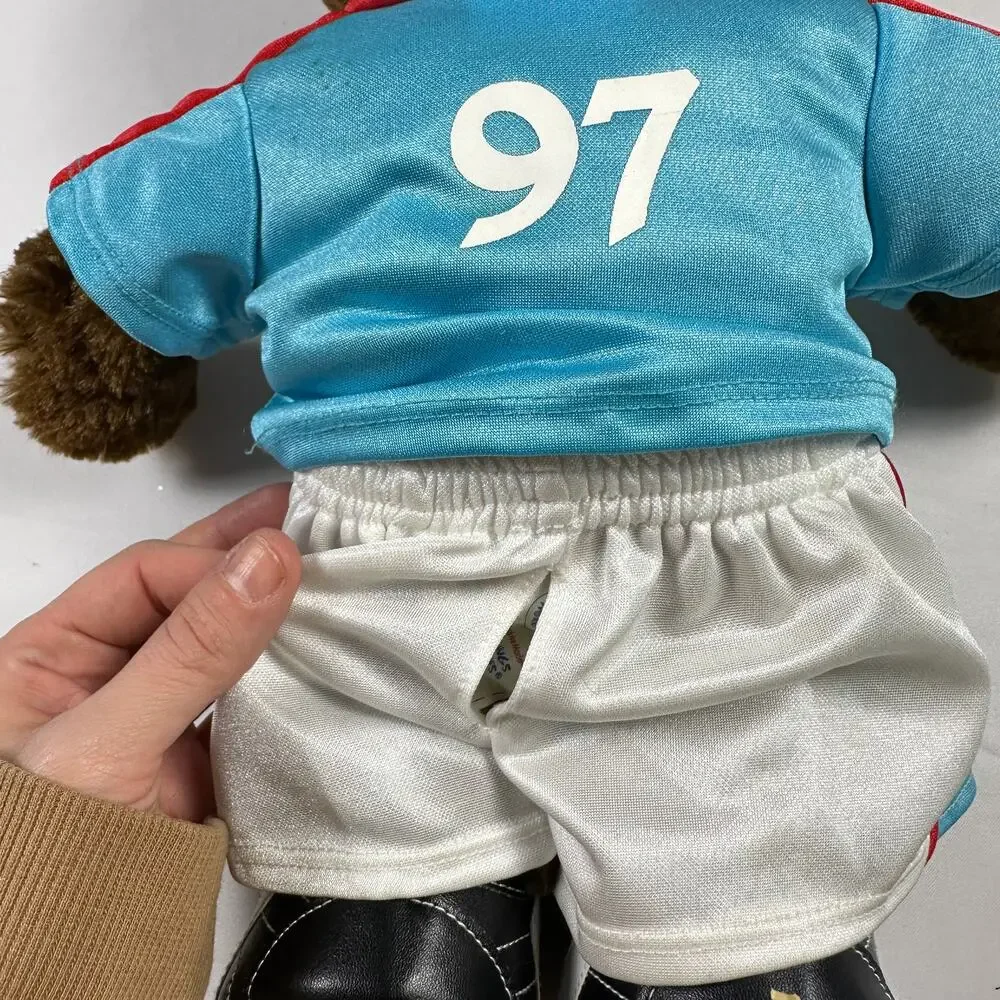 Build-A-Bear Y2K 2009 Soccer Athlete Teddy Bear Stuffed Animal